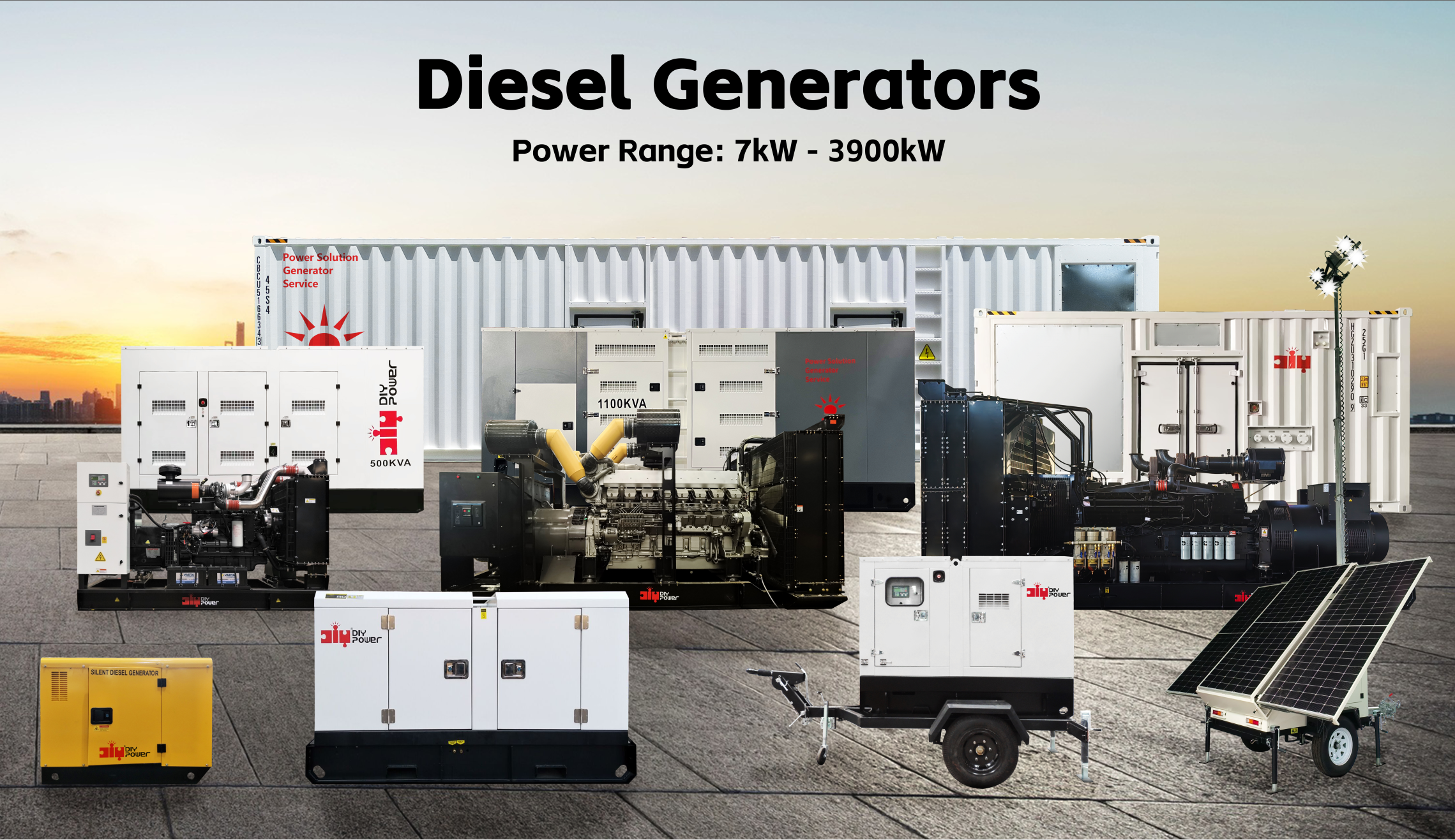 Générateurs diesel DIY POWER