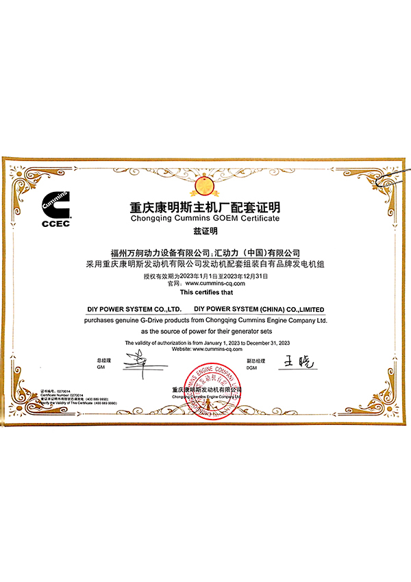 Certificat OEM bricolage 2023