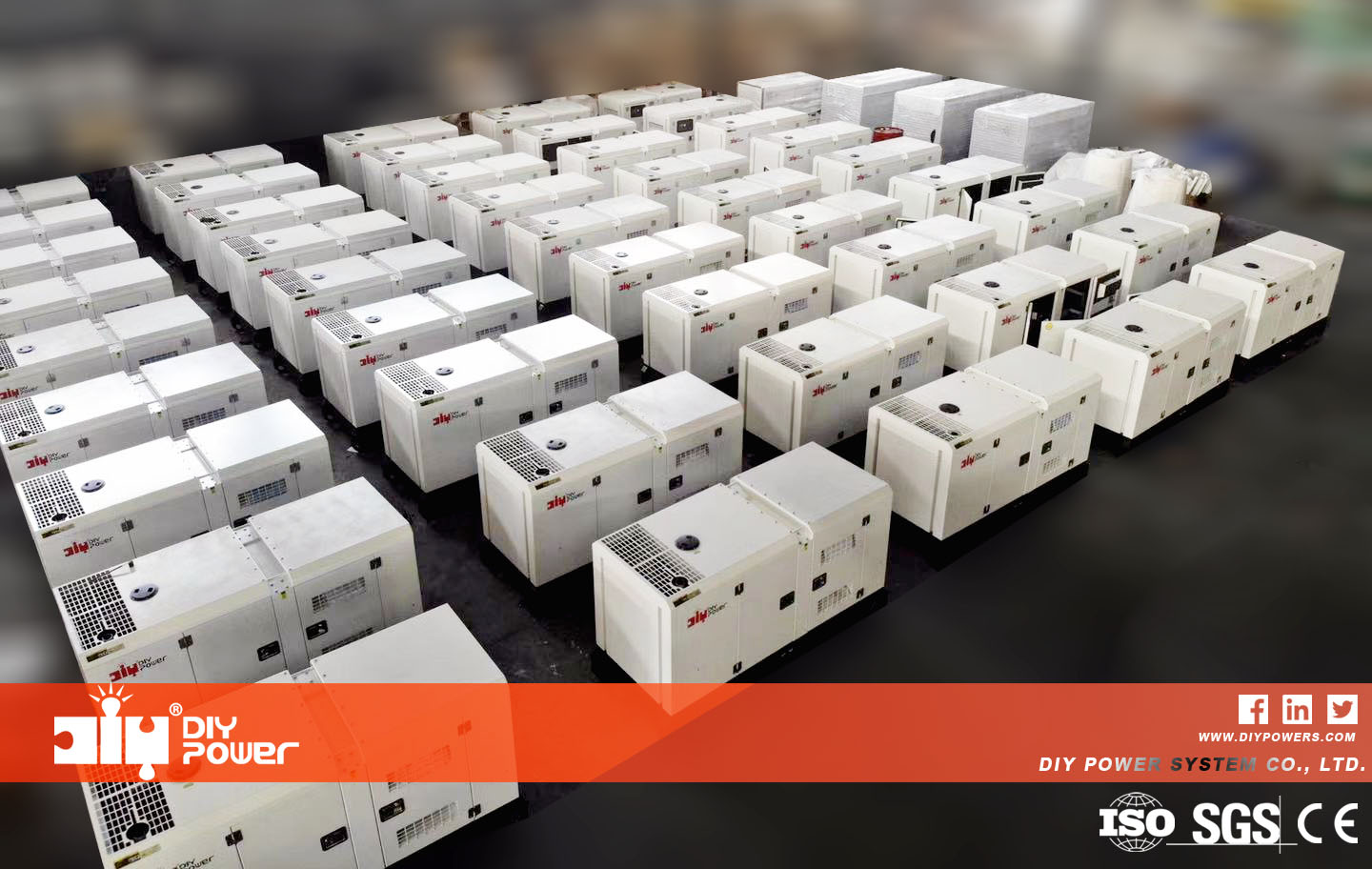 Groupe électrogène diesel DIY-KF83 ​​KOFO 4RT55-88D 60 kW 75 kVA 50 Hz avec moteur Ricardo de Chine