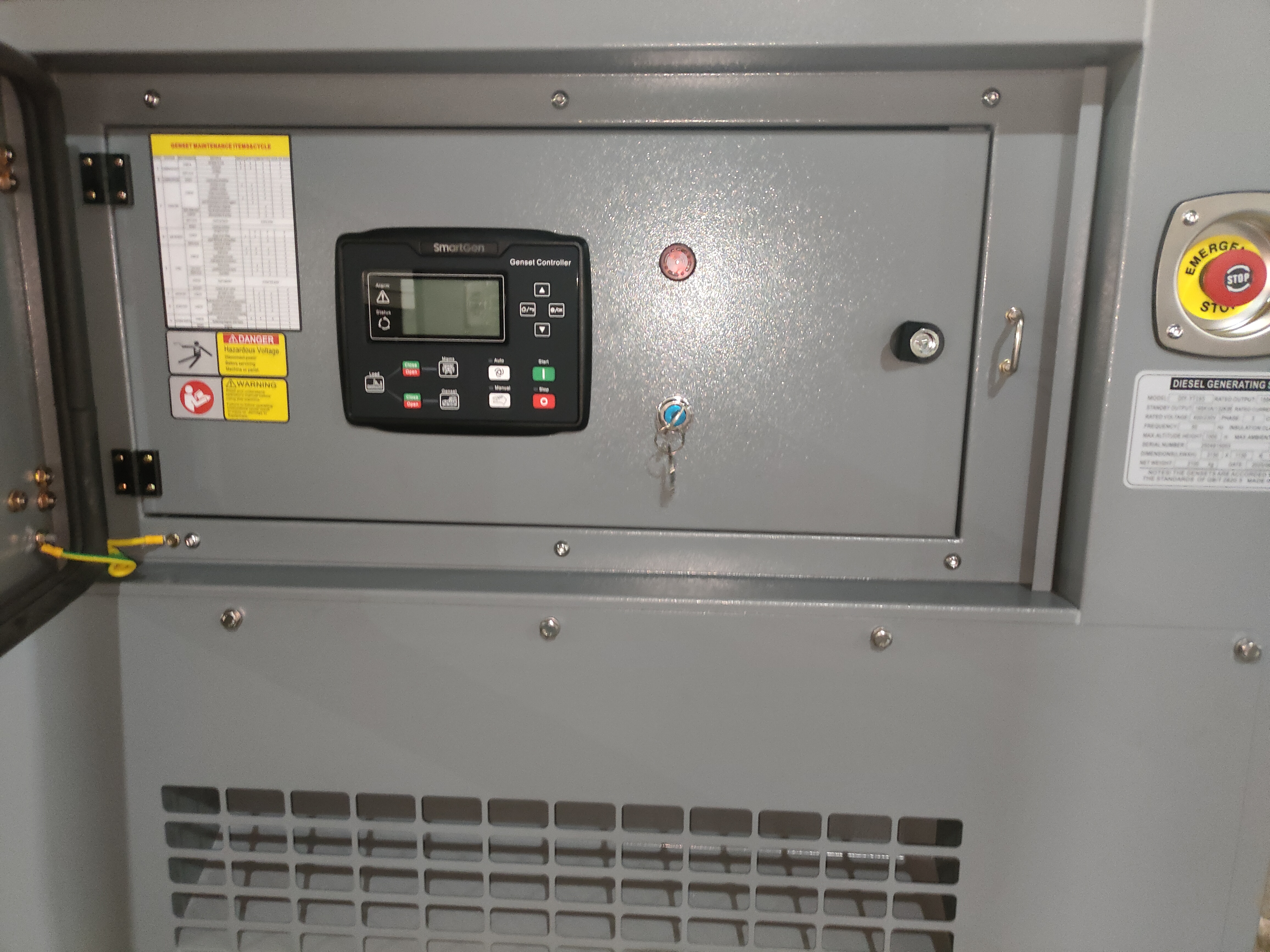 Groupe électrogène diesel DIY-DP165 YTO LR6B3L-15 120 kW 150 kVA 50 Hz