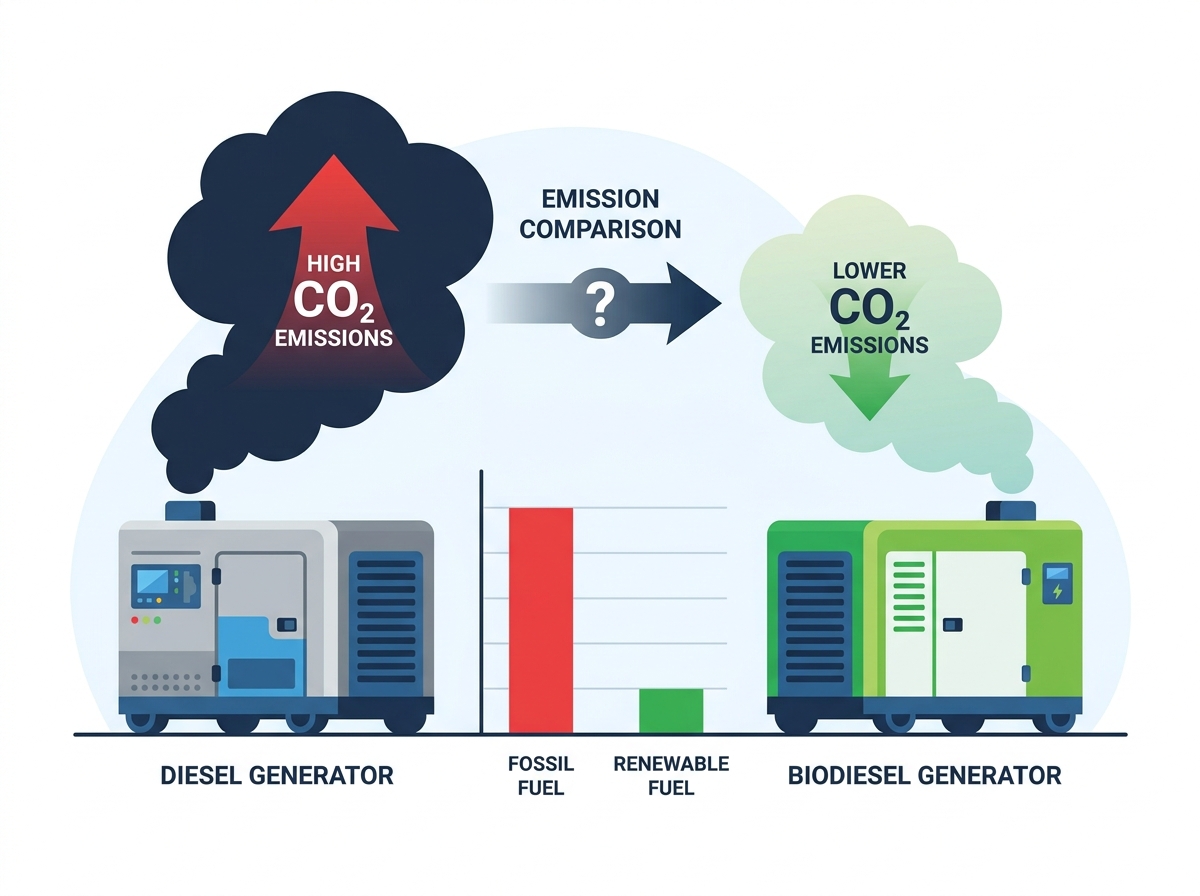 &Eacute;missions de CO2 des g&eacute;n&eacute;rateurs diesel et conformit&eacute; environnementale